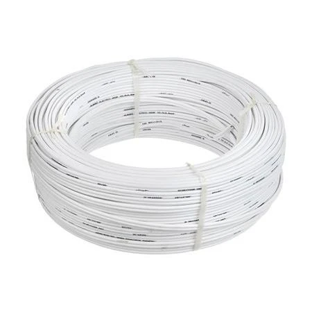 سیم برق افشان سفید ( نایلون ) 2 در 0.75 برند افشان البرز الکتریک